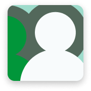 Silhouette of two person on a green background